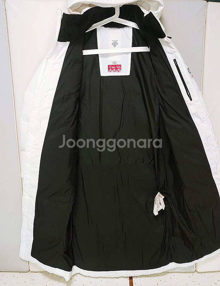 [S] 데상트 아우디 롱패딩점퍼 화이트1201--1