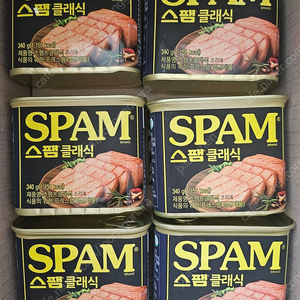 스팸 340그램 6캔