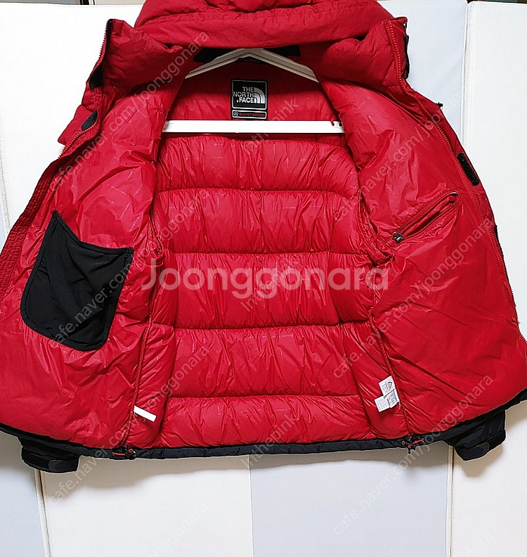 [M] 노스페이스 서밋 패딩점퍼 800 레드블랙1121--1