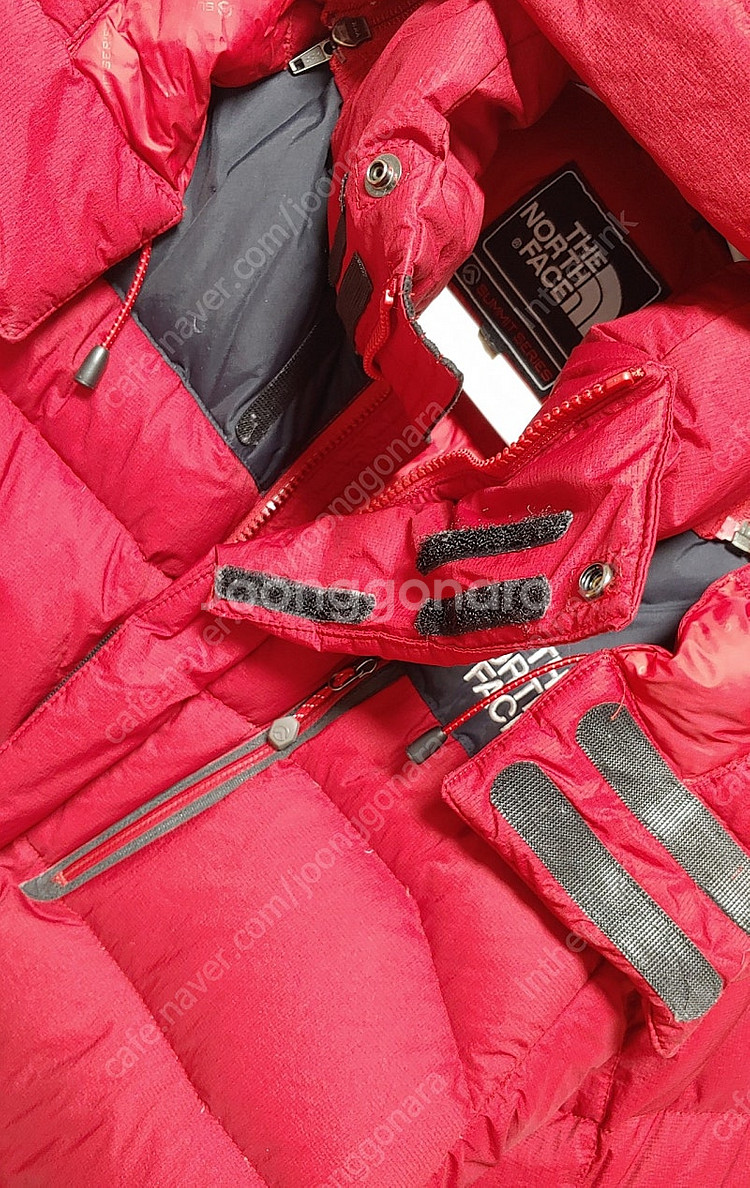 [M] 노스페이스 서밋 패딩점퍼 800 레드블랙1121--2