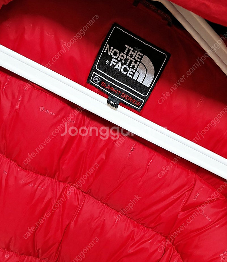 [M] 노스페이스 서밋 패딩점퍼 800 레드블랙1121--3