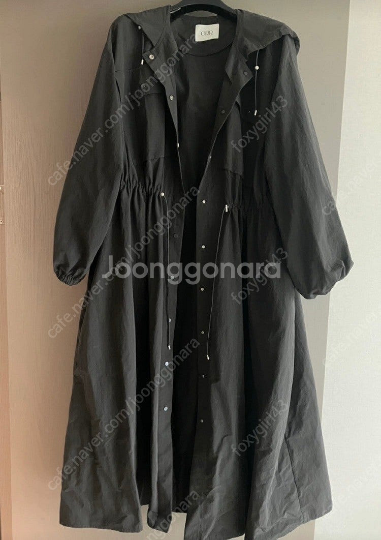 오르 orr 스트링 롱 트렌치 사파리 (완전 새상품)--1