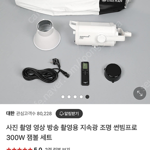 대한조명 썬빔프로 dh-sp300 지속광 젬볼세트