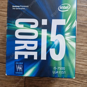 인텔 코어i5-7500 CPU