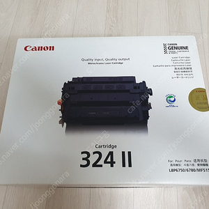 미개봉 캐논 Cartridge 324II 대용량 토너