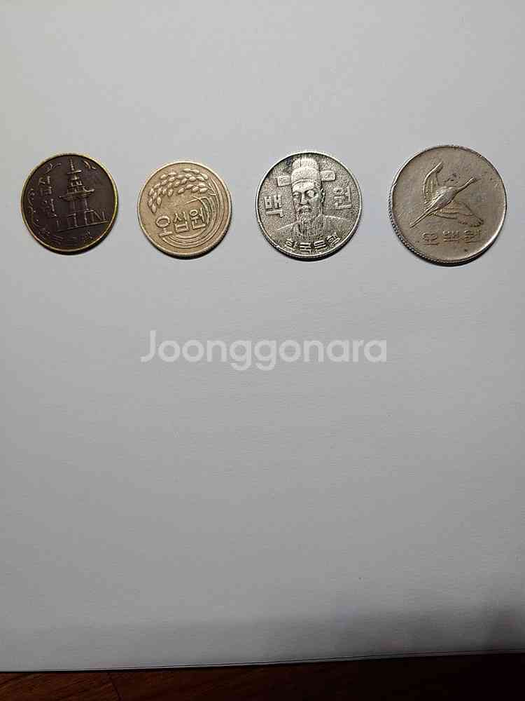 1982년 10원,50원,100원,500원 동전 판매 ...--8