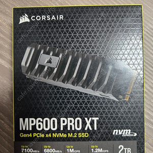 커세어 MP600 PRO XT 2TB 미개봉 팝니다.