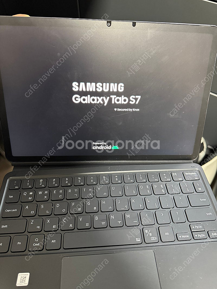 갤럭시탭 s7 128g lte 키보드커버 포함--0