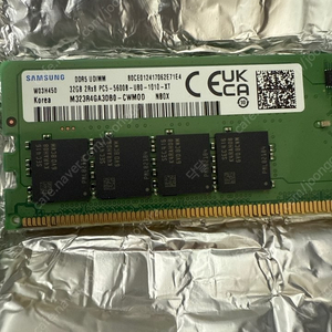 삼성 시금치 램 ddr5 5600MHz 44800 32GB 1 개 팔아요