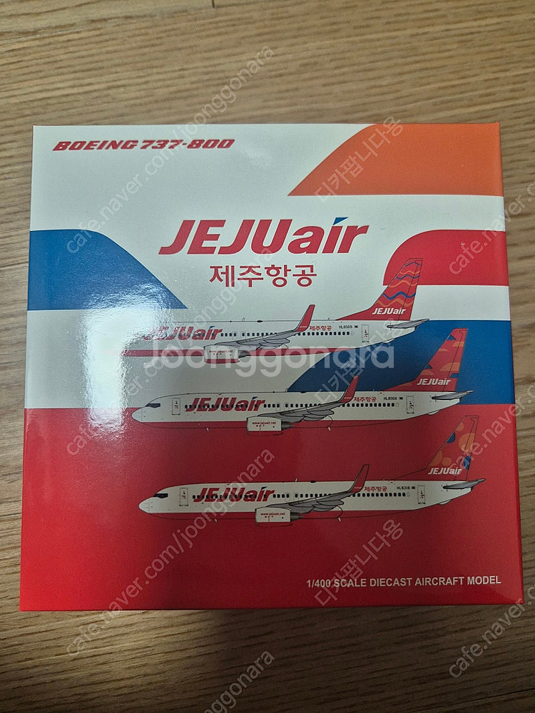 1:400 항공기 다이캐스트 팝니다. Jcwing b737 제주항공--0