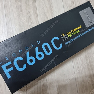 레오폴드 FC660C 3세대 블랙 토프레 무접점키보드 판매합니다.