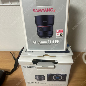 캐논 EOS M6 Mark2 + 22mm, 18-55mm, 조선만두 (85mm f1.4), 뷰파인더, EF마운트 어댑터 등등..