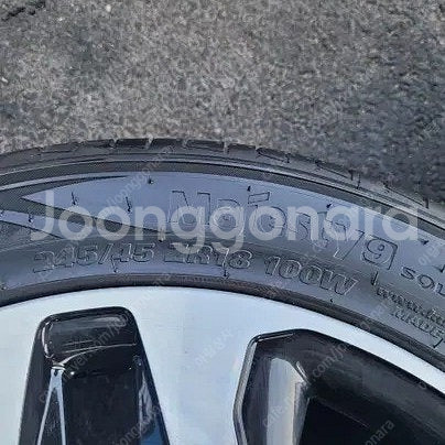(판매) SM6 18인치 휠타이어 sm5 sm7--5