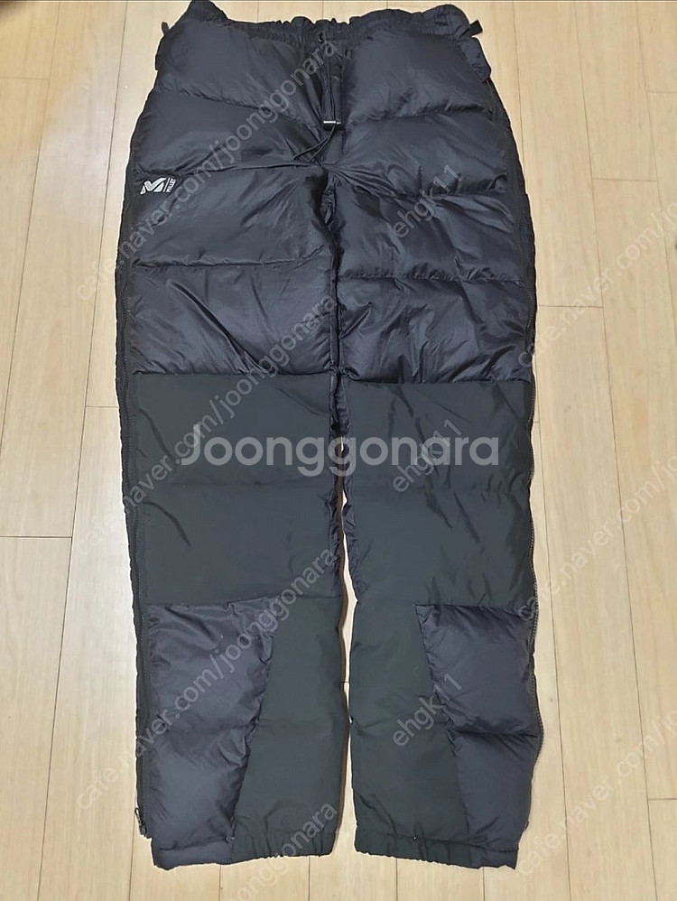 밀레 다운 패딩 바지 xl 사이즈 34정도 팝니다--0
