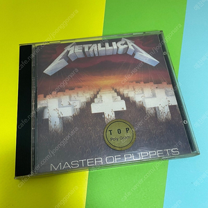 [중고음반/CD] 헤비메탈 메탈리카 Metallica 3집 Master Of Puppets