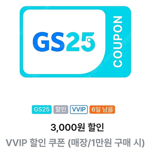 GS25 1만원이상 구매시 3천원원 할인쿠폰 2200원에 팝니다.