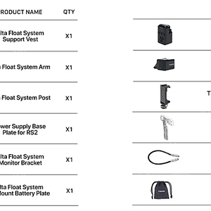 틸타 플로트 핸드헬드 시스템 FULL 세트 구성(Tilta Float) 특가 판매!