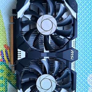 MSI 2팬 GTX1050 그래픽 카드 판매합니다. (택포)