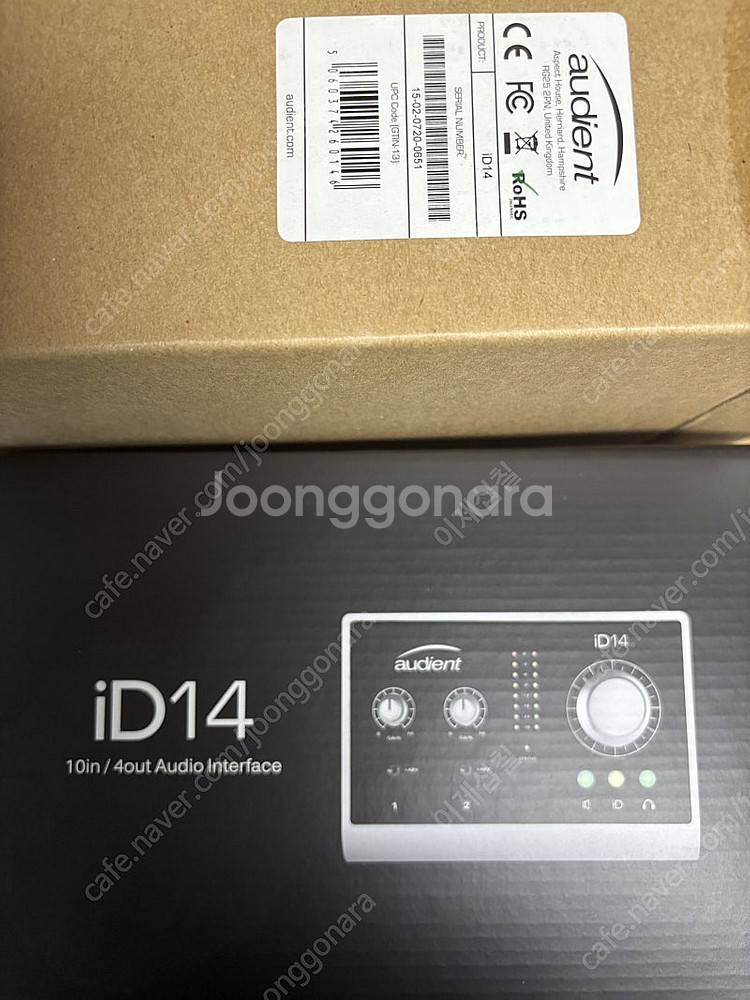 오디언트 audient id14 오디오 인터페이스--1