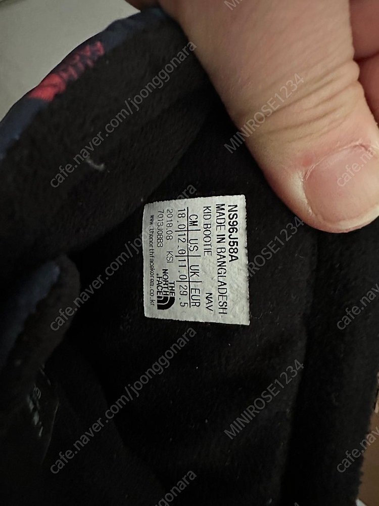 노스페이스 키즈 부츠 180mm (1개 가격)--3