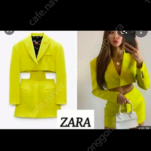 L /zara 자라 퍼플매거진 컷아웃 블레이저169,000-36,000