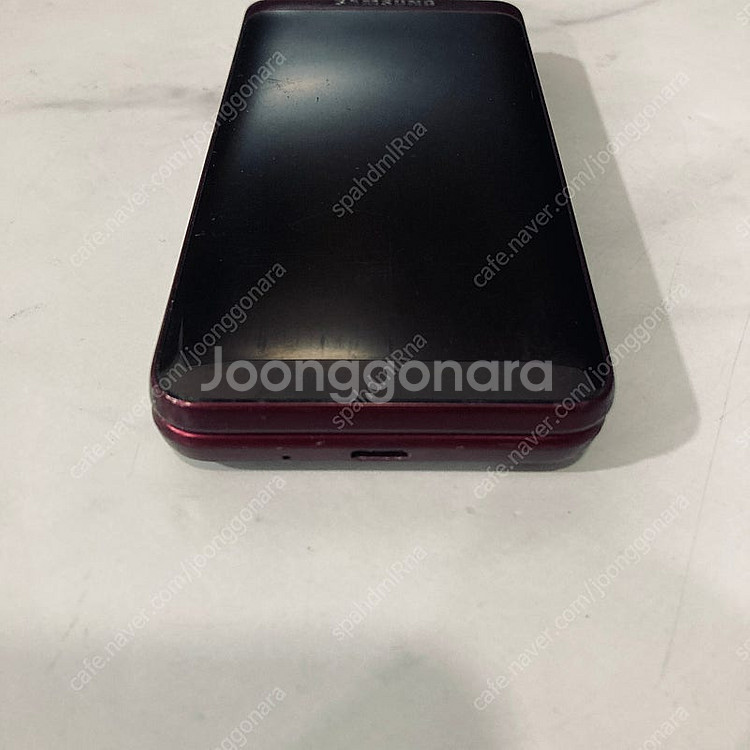 갤럭시 폴더2 와인색상 16G 액정매우깔끔 4만원 판매...--2