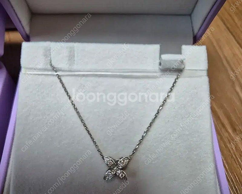 골든듀 펄시피아 파베 귀걸이 목걸이 셋트--1