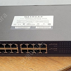 NETGEAR JFS524E 스위치허브 2개