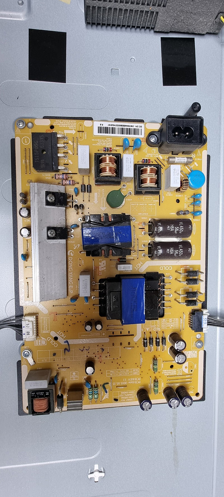 삼성 TV UN50J5020AFXKR 부품용 이미지