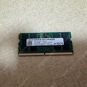 마이크론 ddr5 16gb 5600 노트북 메모리 판매합니다