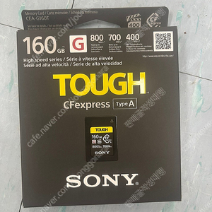 [판매] Sony 소니 Tough CFexpress Type A CEA-G160T (160GB) 메모리 미개봉