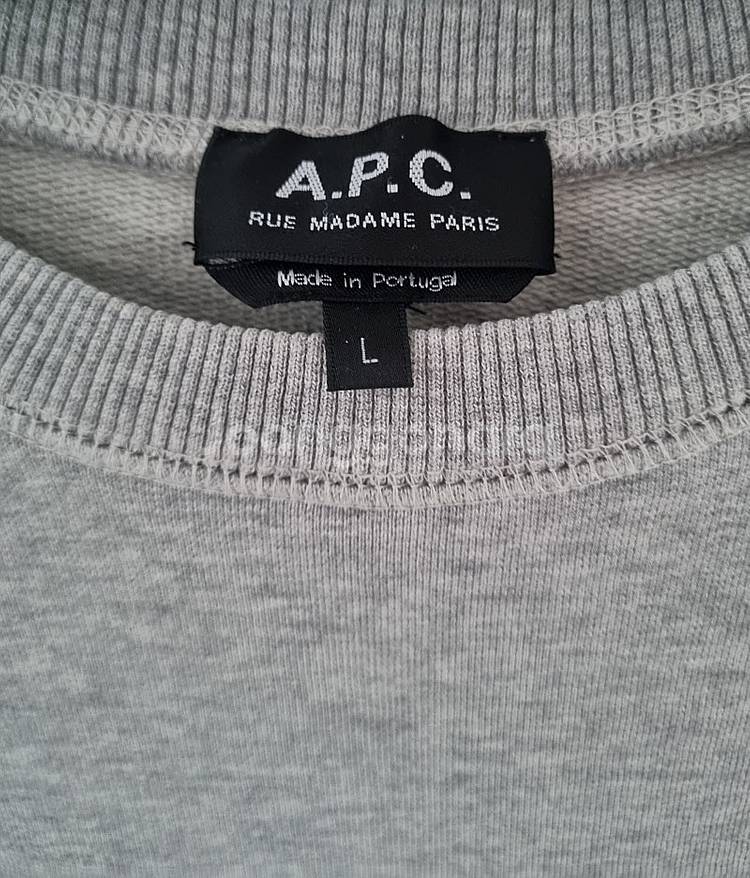 아페쎼 A.P.C. 그레이 긴팔티셔츠 3만원에 팔아요(...--2