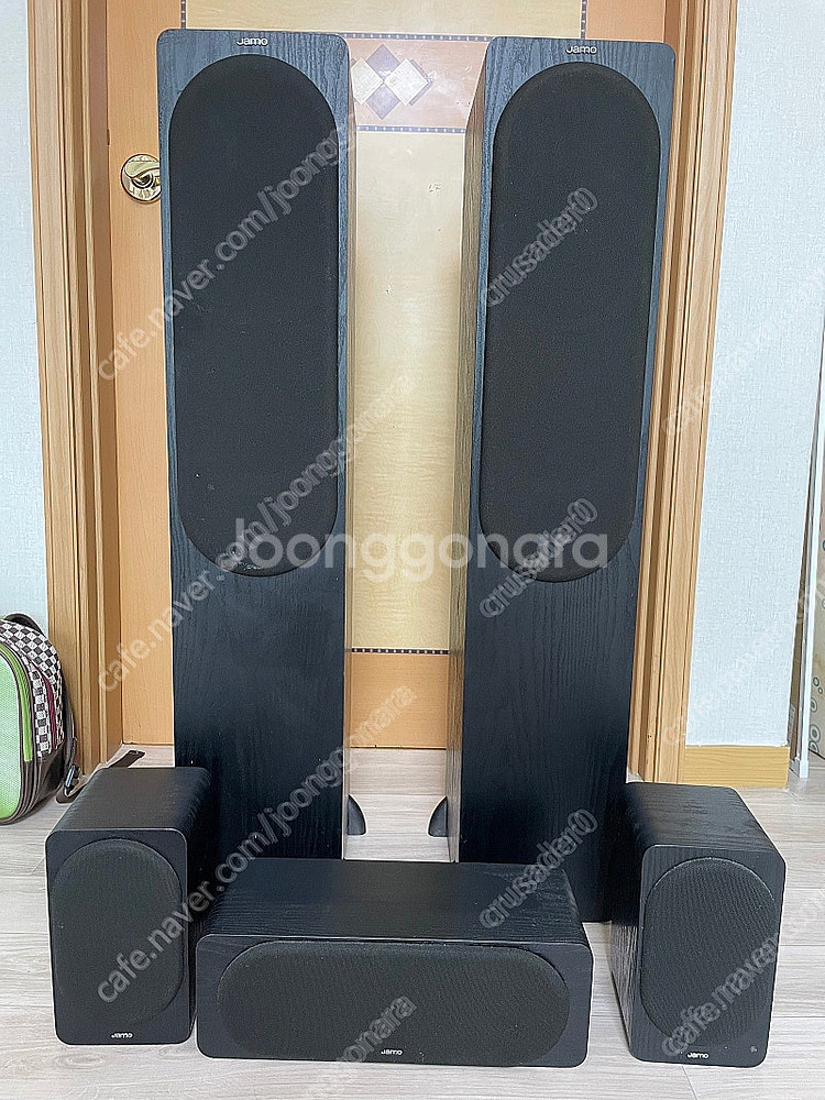 야모 스피커 + 야마하 리시버 + 액티브 우퍼--0