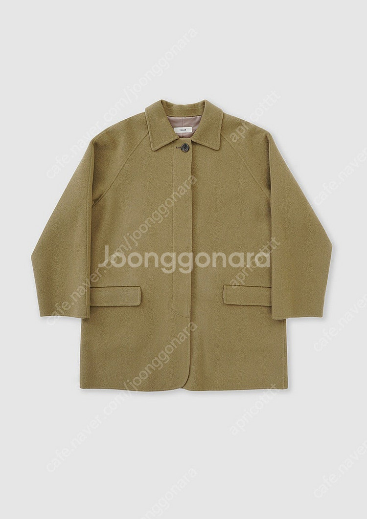 한올(hanoll) jade coat (olive be...--2