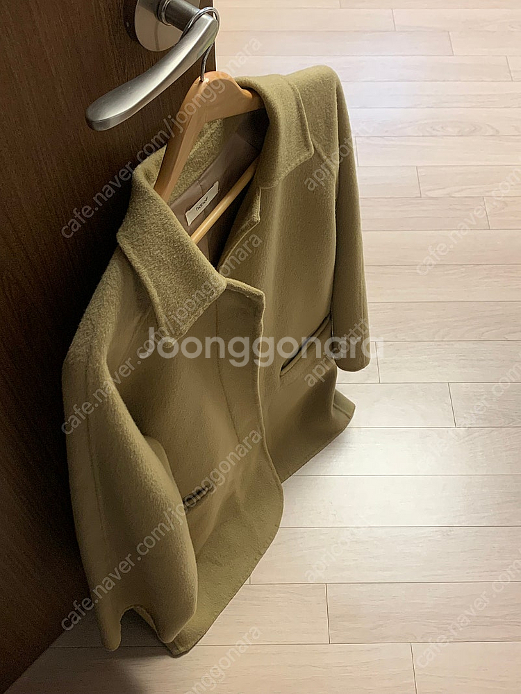 한올(hanoll) jade coat (olive be...--4