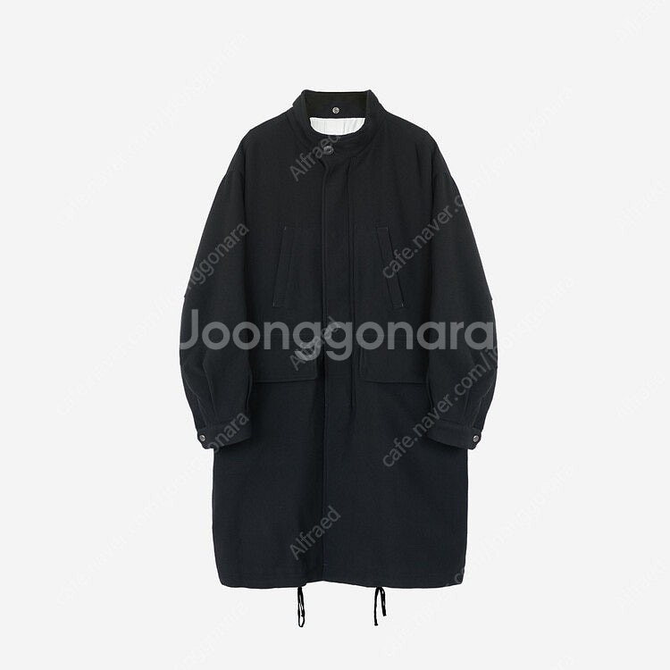 [3] 폴리테루 울모즈 패디드 코트 블랙--0