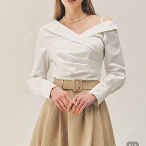 브라이드앤유 블라우스 MIRIAM One shoulder shirt blouse