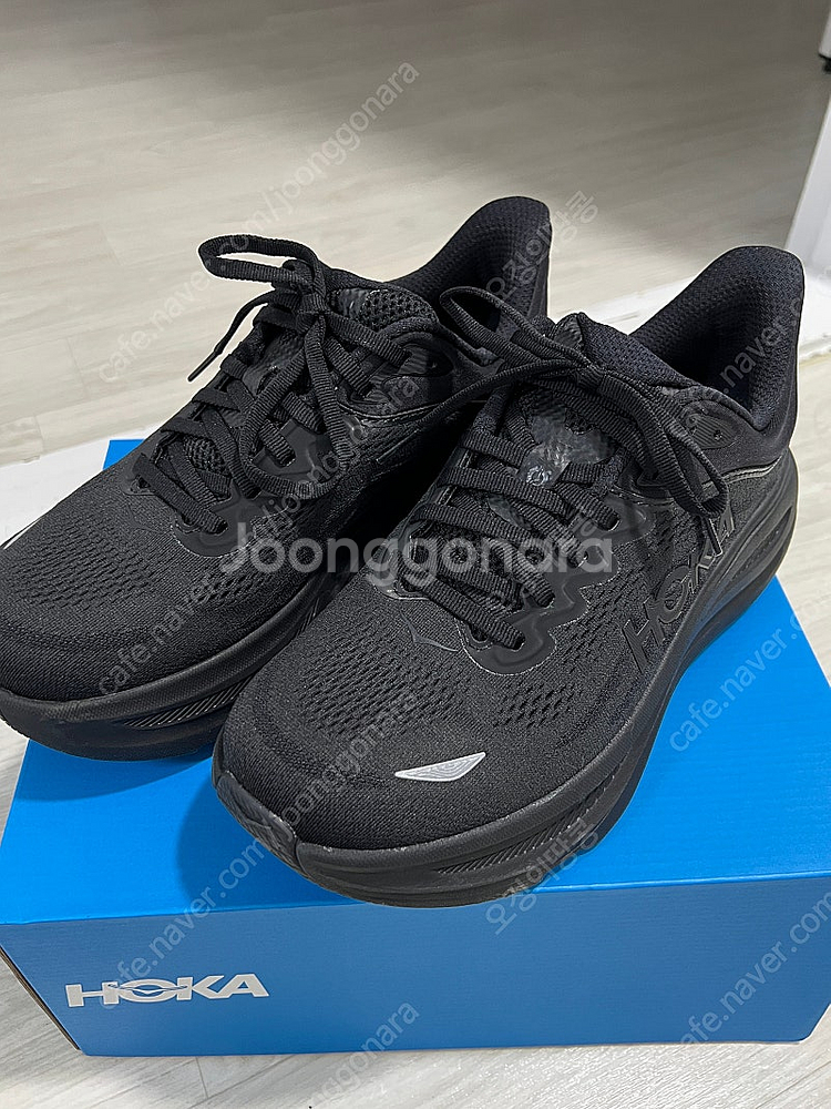 호카 본디9 와이드 블랙 260 25S/S--0