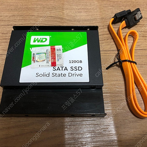 SSD 120GB + sata 케이블 판매 합니다