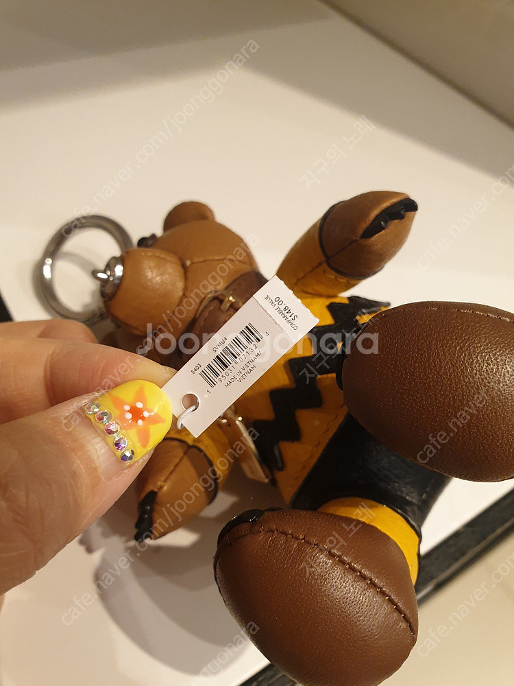 코치 백참 bag charm 열쇠고리 가방걸이 스누피 ...--5