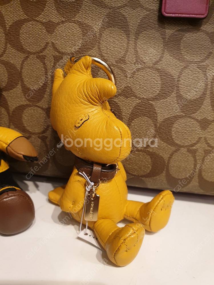 코치 백참 bag charm 열쇠고리 가방걸이 스누피 ...--6
