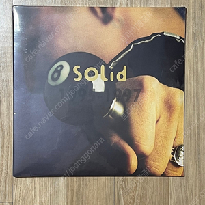 솔리드 (SOLID) - 1995-1997 투명옐로우&블랙컬러 500장 한정반 미개봉 LP 판매합니다.