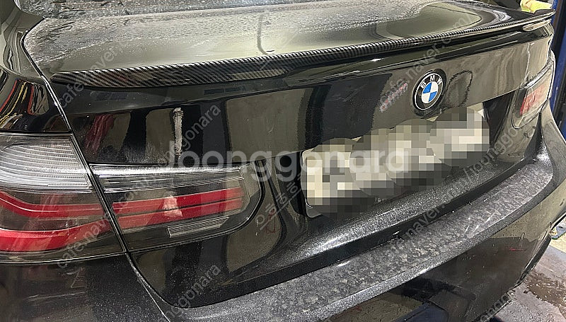 BMW F30 3시리즈 전용 M퍼포먼스 스포일러(유광블...--4