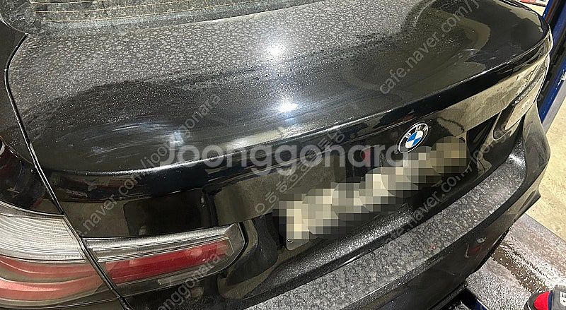 BMW F30 3시리즈 전용 M퍼포먼스 스포일러(유광블...--6