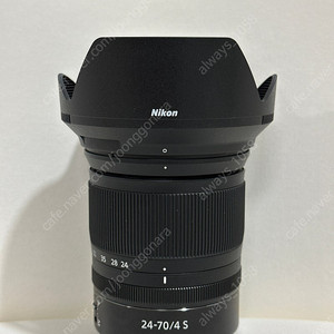 니콘 Z 마운트 24-70mm F4 S 렌즈 단품 신품급