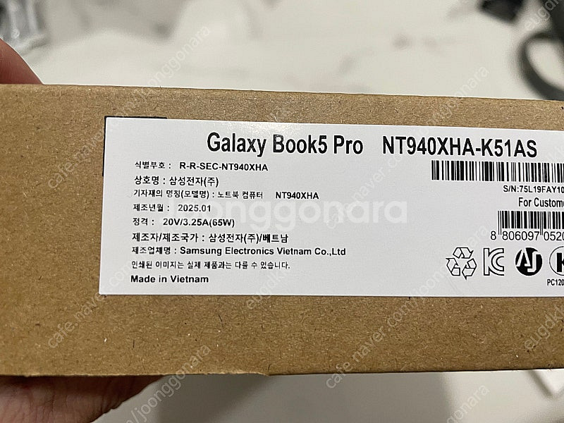 (윈도우11 포함)갤럭시북5프로 NT940XHA 256...--1