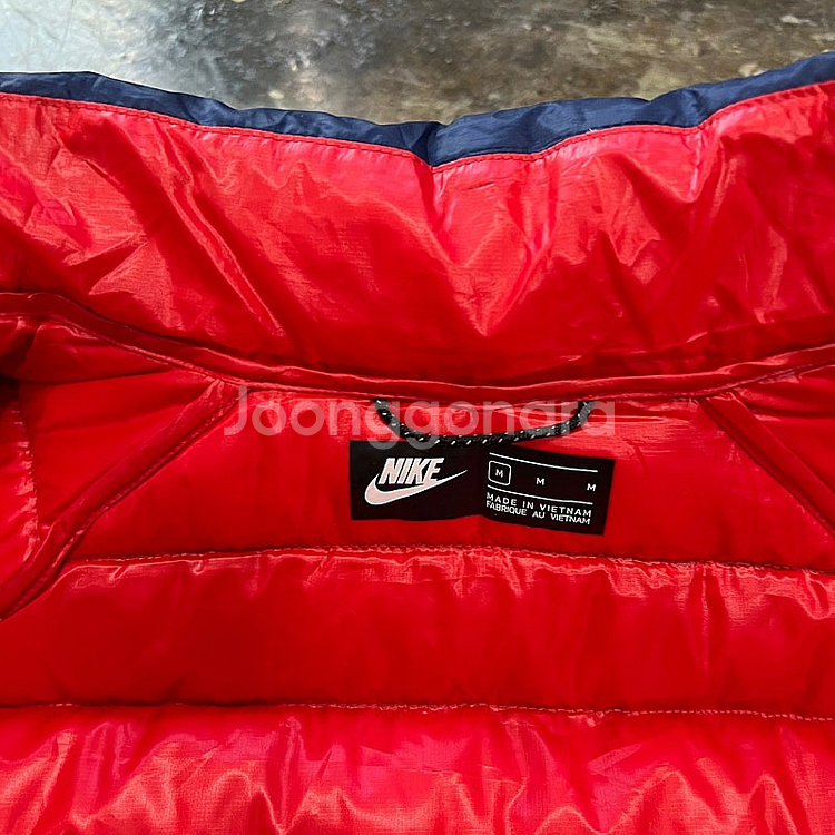 100) 나이키 파리 생제르맹 덕다운 경량 패딩점퍼 팩커블--6