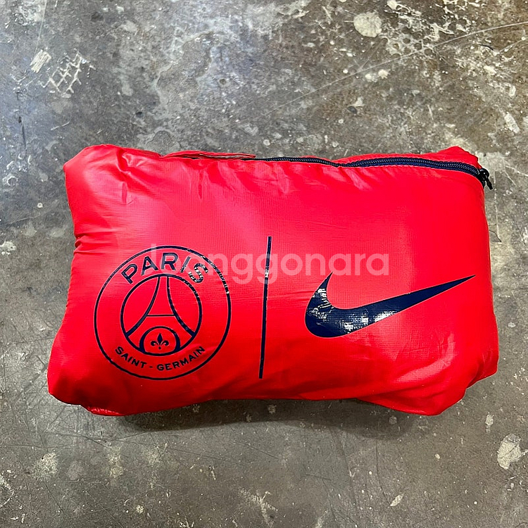 100) 나이키 파리 생제르맹 덕다운 경량 패딩점퍼 팩커블--8