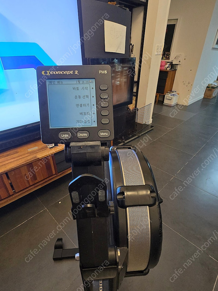 로잉머신 Concept2 RowErg(컨셉2로우에르그 스탠다드레그/로잉머신 컨셉트2)Model D with PM5 이미지