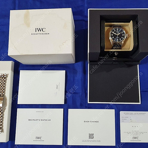 iwc 빅파일럿 43 청판 판매해요